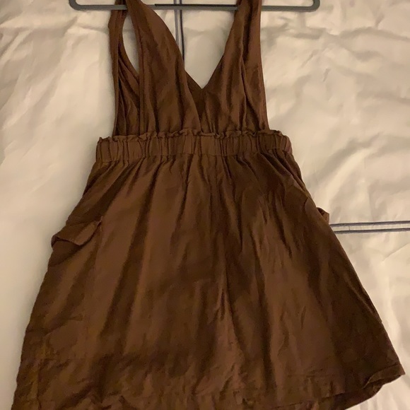Zara brown pinafore dress - Picture 2 of 2